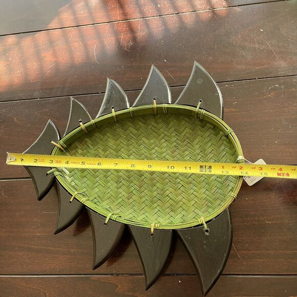 Pier 1 Imports Bamboo‎ Pine Tree Tray – Rustic Holiday Decor NWT - Picture 5 of 11